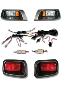 Classic Golf Cart Light Kits - Lights -Golf Cart Trader basic golf cart headlight wiring 